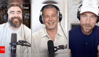 Brad Pitt praises Chiefs as NFL dynasty on New Heights podcast with Kelce brothers | NFL News