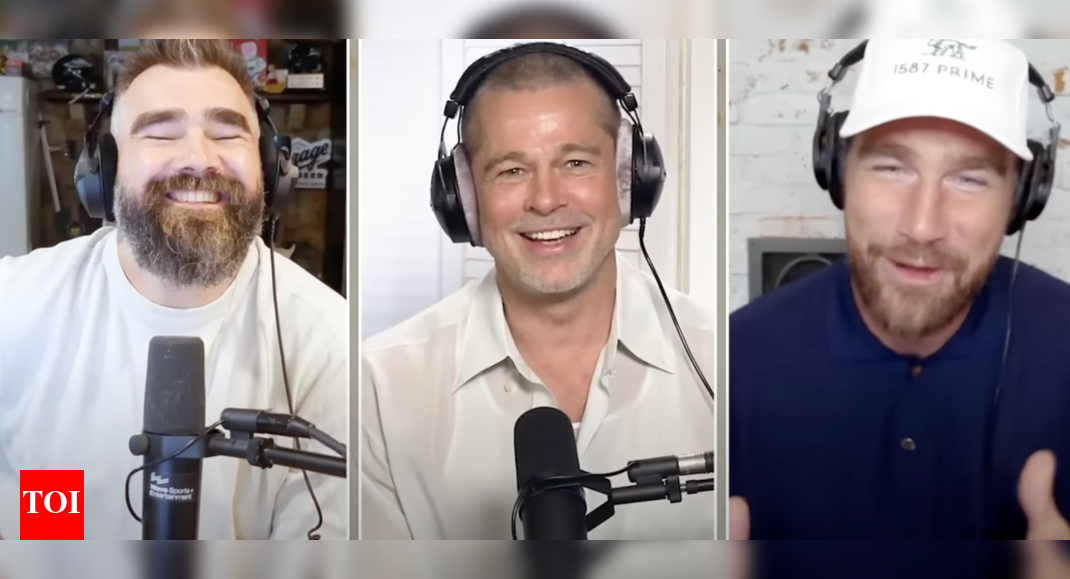 Brad Pitt praises Chiefs as NFL dynasty on New Heights podcast with Kelce brothers | NFL News
