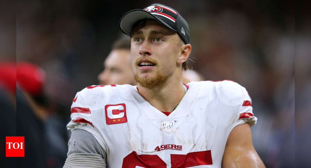 49ers star George Kittle wowed audiences once when he shook hands with every military personnel on the field | NFL News