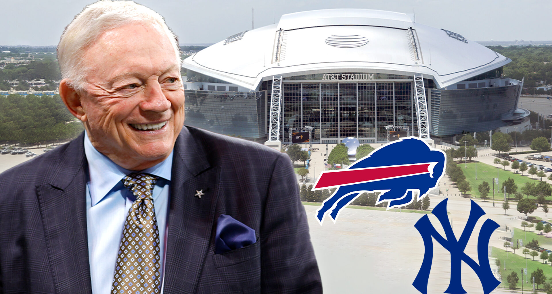 'How we paid for AT&T Stadium' - Surprise $1.35bn link between Jerry Jones, Yankees and Bills