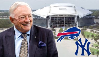 'How we paid for AT&T Stadium' - Surprise $1.35bn link between Jerry Jones, Yankees and Bills