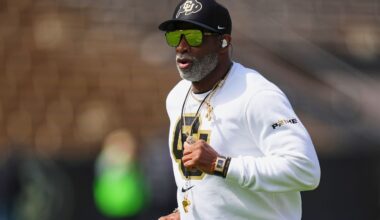 Colorado coach Deion Sanders declines to address health issues at Big 12 media days