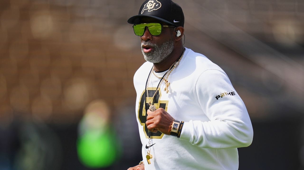 Colorado coach Deion Sanders declines to address health issues at Big 12 media days