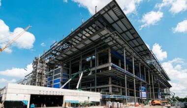 Updates shared on construction of new Nissan Stadium