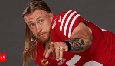 49ers star George Kittle goes viral for epic performance singing With Arms Wide Open in public | NFL News
