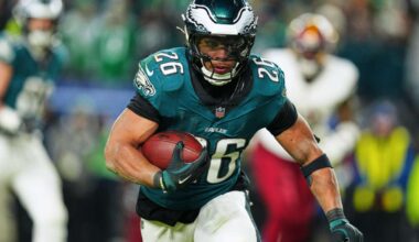 Saquon Barkley is selected as top running back by the AP after a record-setting season