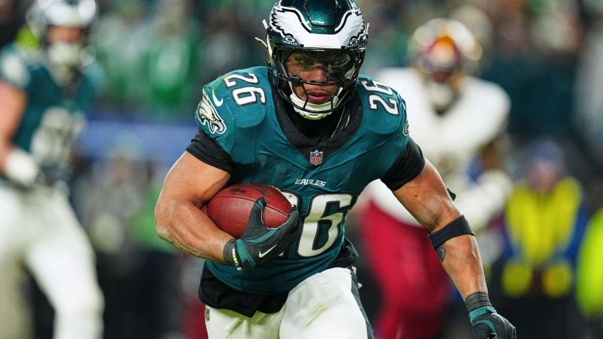 Saquon Barkley is selected as top running back by the AP after a record-setting season