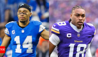 Lions WR Amon-Ra St. Brown and Vikings WR Justin Jefferson are on the same wavelength | NFL News