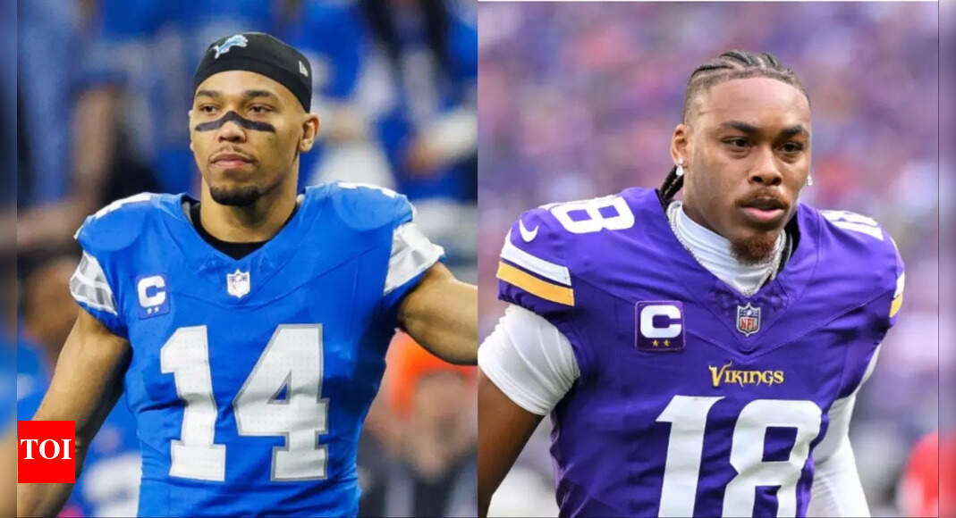 Lions WR Amon-Ra St. Brown and Vikings WR Justin Jefferson are on the same wavelength | NFL News
