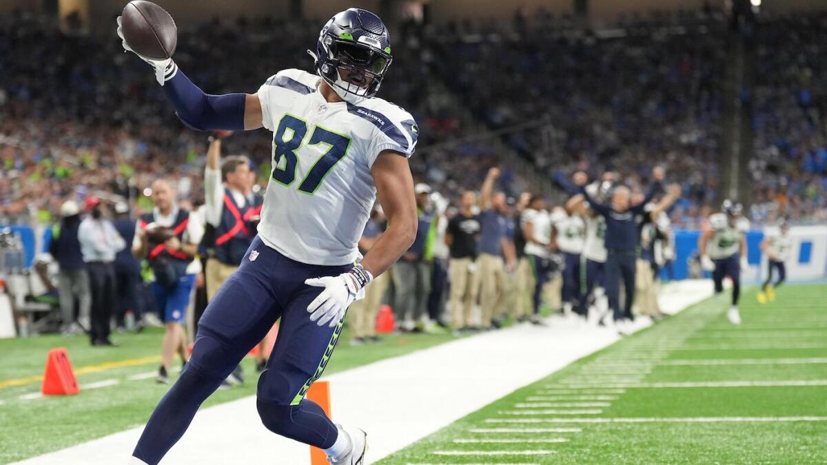 Seahawks release veteran TE Noah Fant in cost-cutting move before training camp