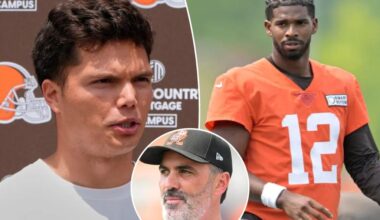 Shedeur Sanders is losing ground in Browns' QB competition even as he shines