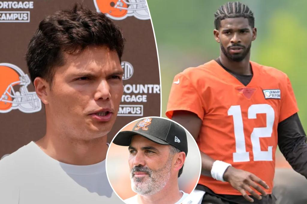 Shedeur Sanders is losing ground in Browns' QB competition even as he shines