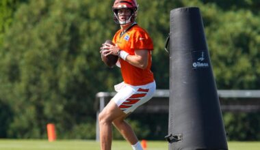 Joe Burrow sees a bright future for Bengals offense despite rough 1st day of training camp