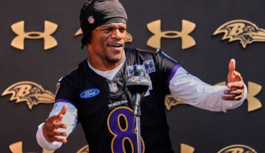 Lamar Jackson declines to comment on the arbitration case that stemmed in part from his free agency