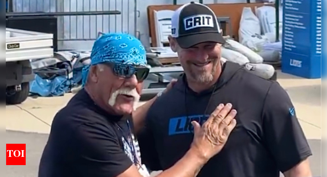 Watch: Lions head coach Dan Campbell and Hulk Hogan film surprise commercial after Detroit practice | NFL News