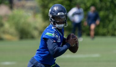 Jalen Milroe shining in training camp for Seahawks