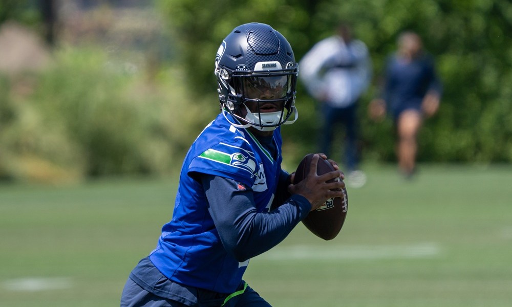 Jalen Milroe shining in training camp for Seahawks