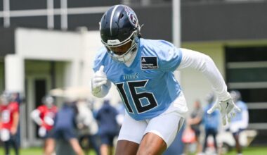 Titans' Treylon Burks fractures collarbone in training camp, set to miss at least season opener, per report