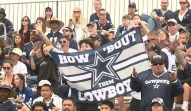 Dallas Cowboys kick off 2025 training camp with opening ceremony