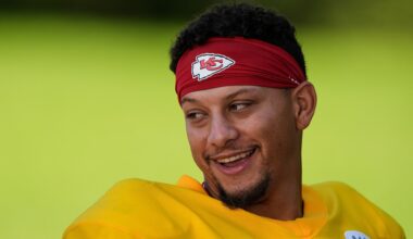 Key Patrick Mahomes weapon carted off field at training camp in huge blow to Kansas City Chiefs offense