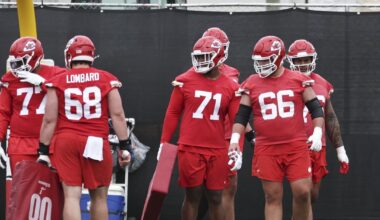 Chiefs Training Camp Day 7: Offensive line rotation update