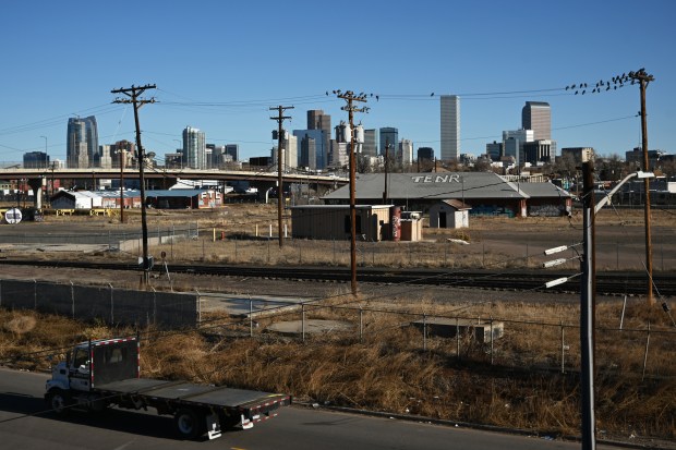 Burnham Yard, a 58-acre plot of land located at 800 Seminole Rd. in Denver on Wednesday, Dec. 4, 2024. (Photo by Hyoung Chang/The Denver Post)