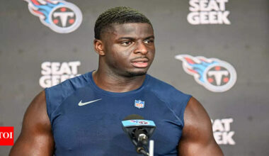 Titans Rookie Oluwafemi Oladejo inspired by T.J. Watt, Maxx Crosby and Micah Parsons, aims to revive pass rush after Harold Landry exit | NFL News