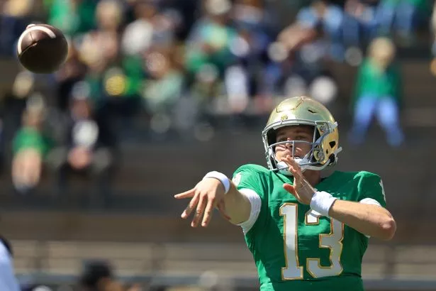 C.J. Carr is set to start at QB for Notre Dame