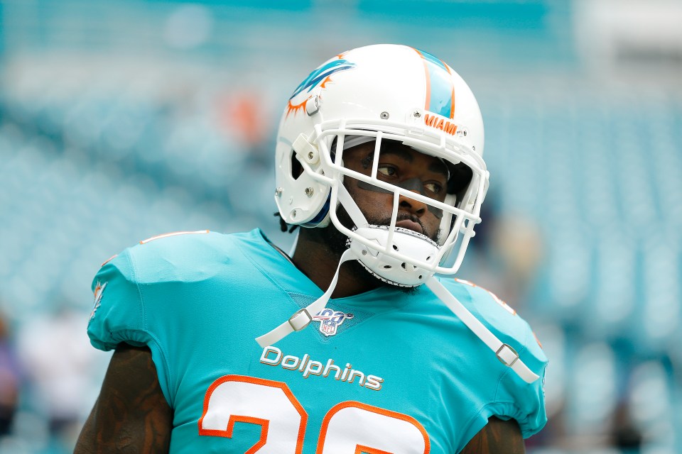 Reshad Jones #20 of the Miami Dolphins.