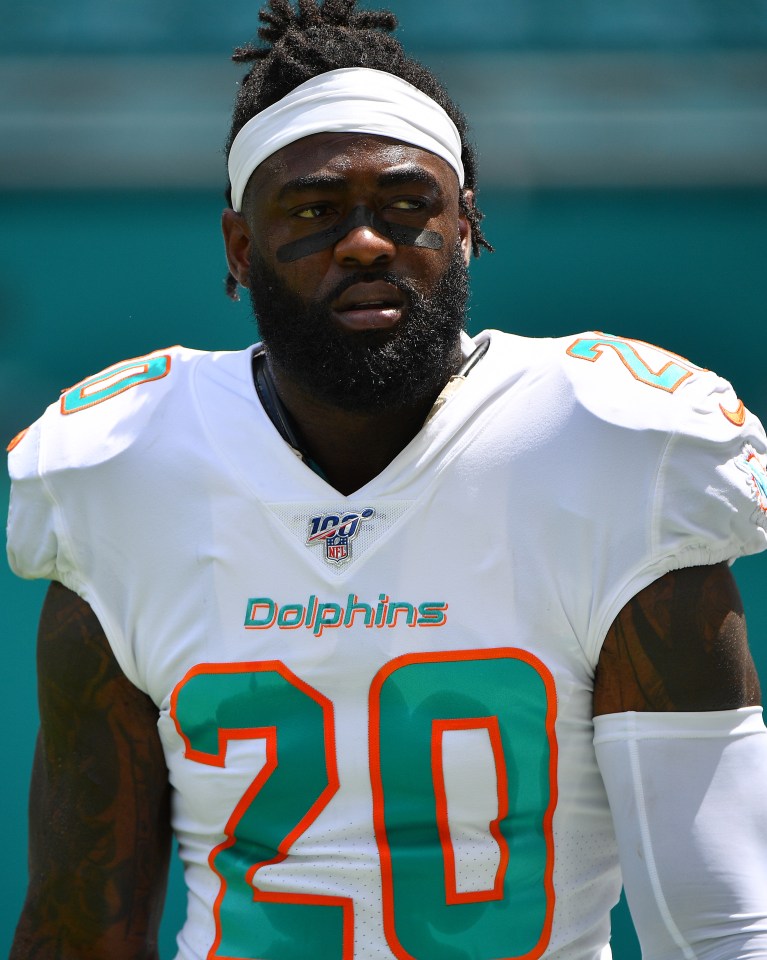 Reshad Jones #20 of the Miami Dolphins.