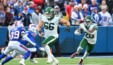 Joe Tippmann faces fierce rivalry from Josh Myers as Jets' offensive line battle ignites excitement