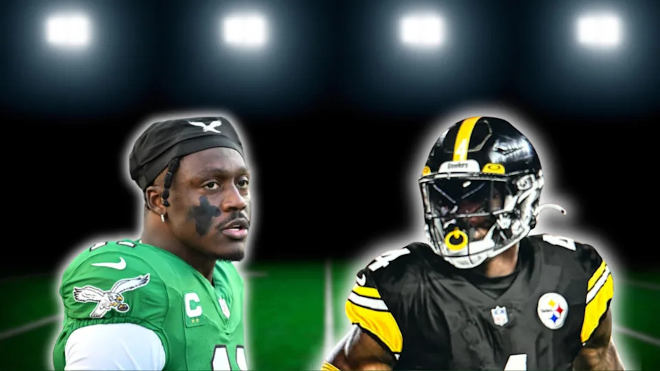 DK Metcalf And AJ BrownBy Tony Fisher&comma; With Credit to the official SteelersProShop's Instagram