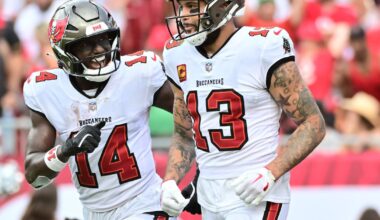Tampa Bay Buccaneers Quarter Century Team: Wide Receivers and Tight Ends