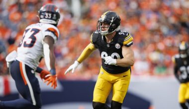 One random Steelers play: T.J. Watt draws a hold against the Broncos