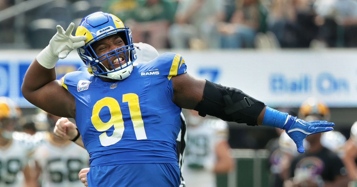 Are L.A. Rams nose tackle Kobie Turner’s hands registered weapons?