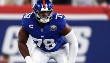New York Giants Andrew Thomas makes cut as top-10 offensive tackle, per NFL execs