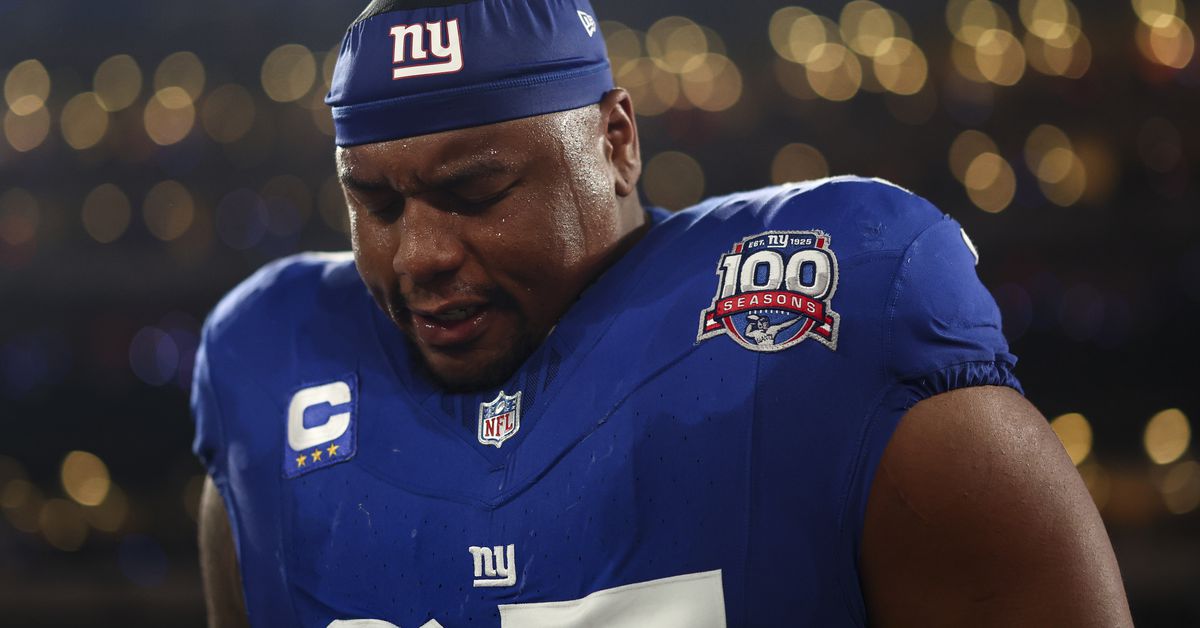 New York Giants Dexter Lawrence named a top 15 player by PFF