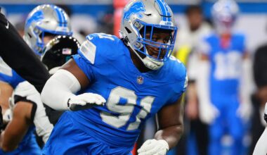 Levi Onwuzurike out at least 4 games with injury, 9 Lions placed on injury lists