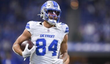Detroit Lions 2025 training camp preview: Big battle at tight end three