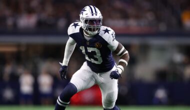 Dallas Cowboys LB DeMarvion Overshown ranked as a top ten linebacker