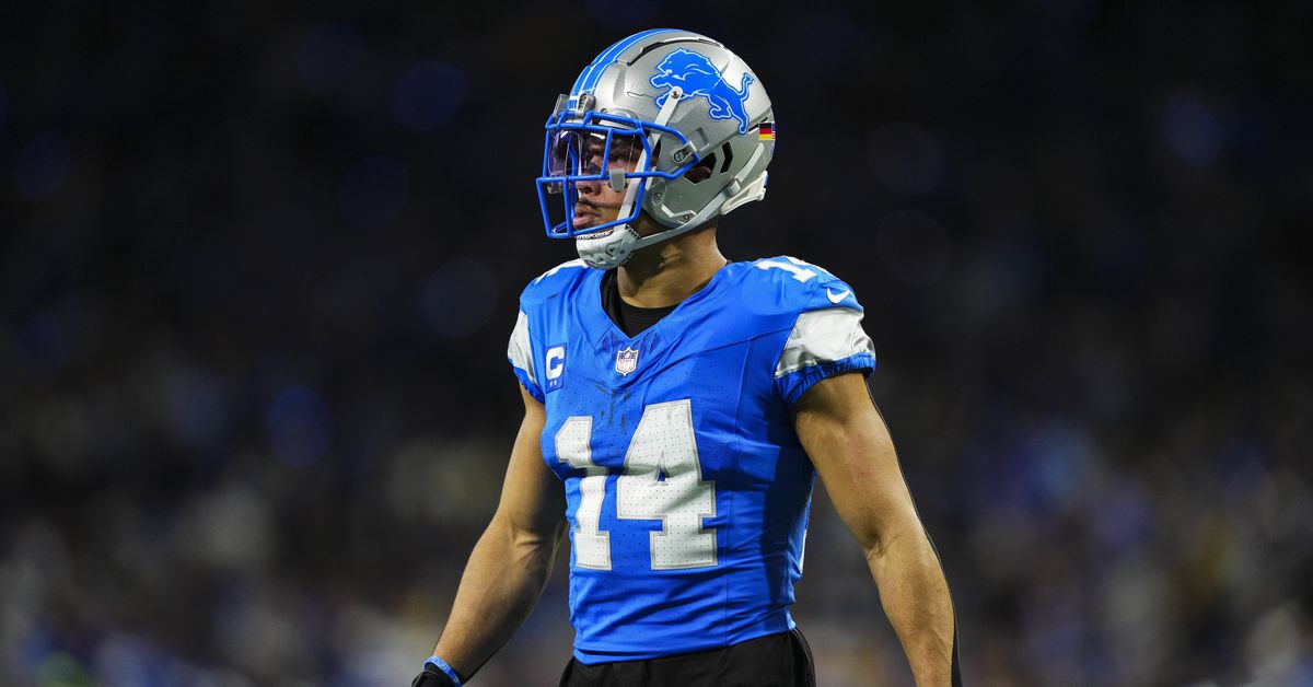 The hilarious story on why Amon-Ra St. Brown mistakenly wears #14