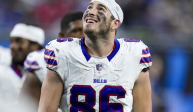 Buffalo Bills’ injury list gets much longer as team throws on pads at training camp