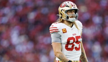 Who will lead the 49ers in receiving touchdowns in 2025?