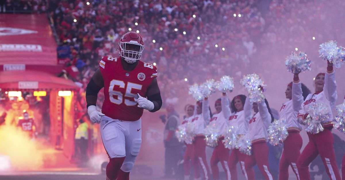 The guard market just moved, which doesn’t help the Elgton Jenkins holdout