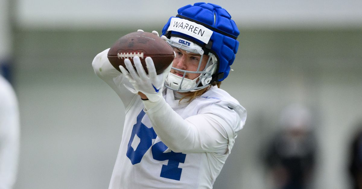 Colts rookie Tyler Warren will have to adjust to a common theme in Indianapolis