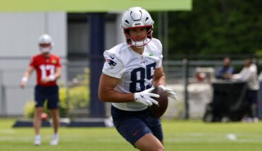 Patriots 2025 training camp preview: Tight end depth a question mark
