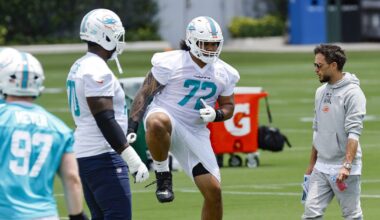 Dolphins agree to terms with Jonah Savaiinaea completing 2025 rookie class