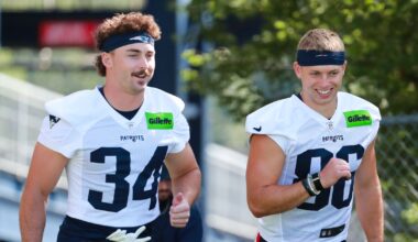 Sunday Patriots Notes: Checking in with the rookie class after Week 1 of training camp