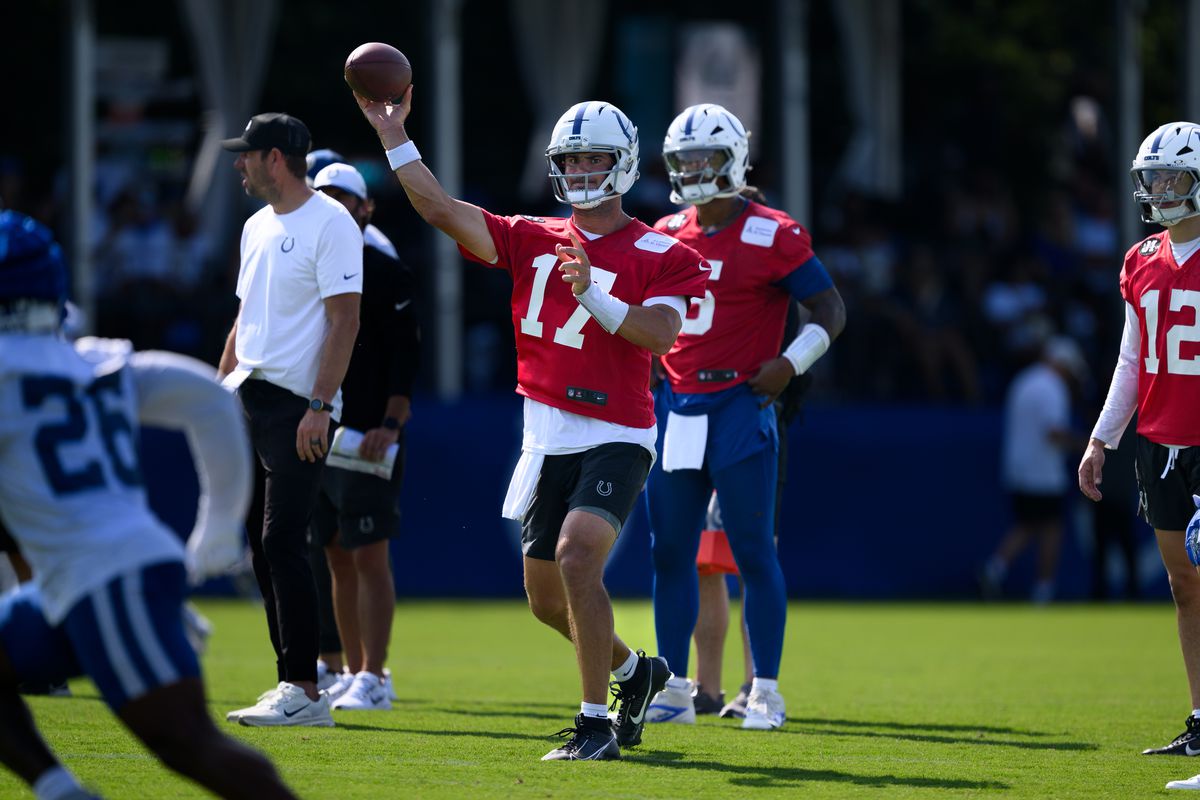 NFL: JUL 24 Indianapolis Colts Training Camp