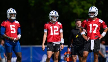 Colts’ offense appears inconsistent to start camp